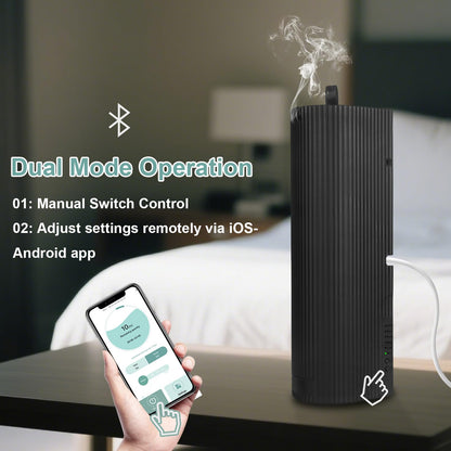 Scent Diffuser Starter Kit - Waterless Aroma Diffuser for 3,200 sq ft Coverage | App-Controlled