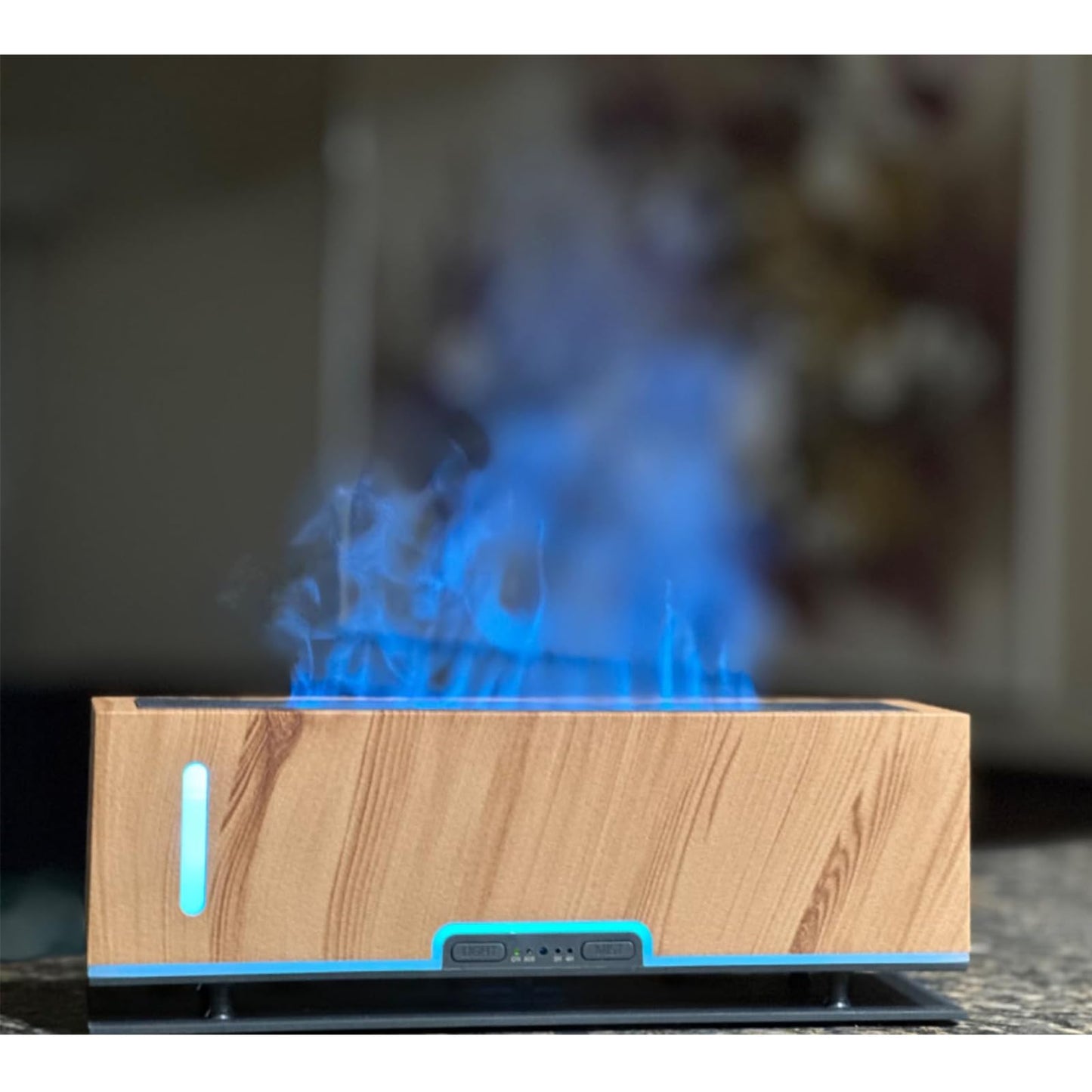 Diffuserlove Flame Diffuser 200ml - Realistic Fire Aroma Diffuser for Bedroom