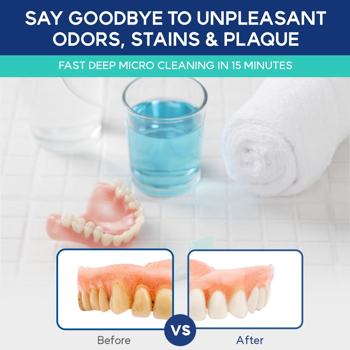 Difiney Anti Snoring Device Cleaner Tablets – Retainer & Invisalign Cleaner