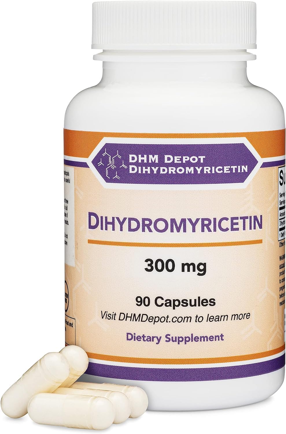 Dihydromyricetin (DHM) 300mg - Liver Support - 90 Capsules - USA Made