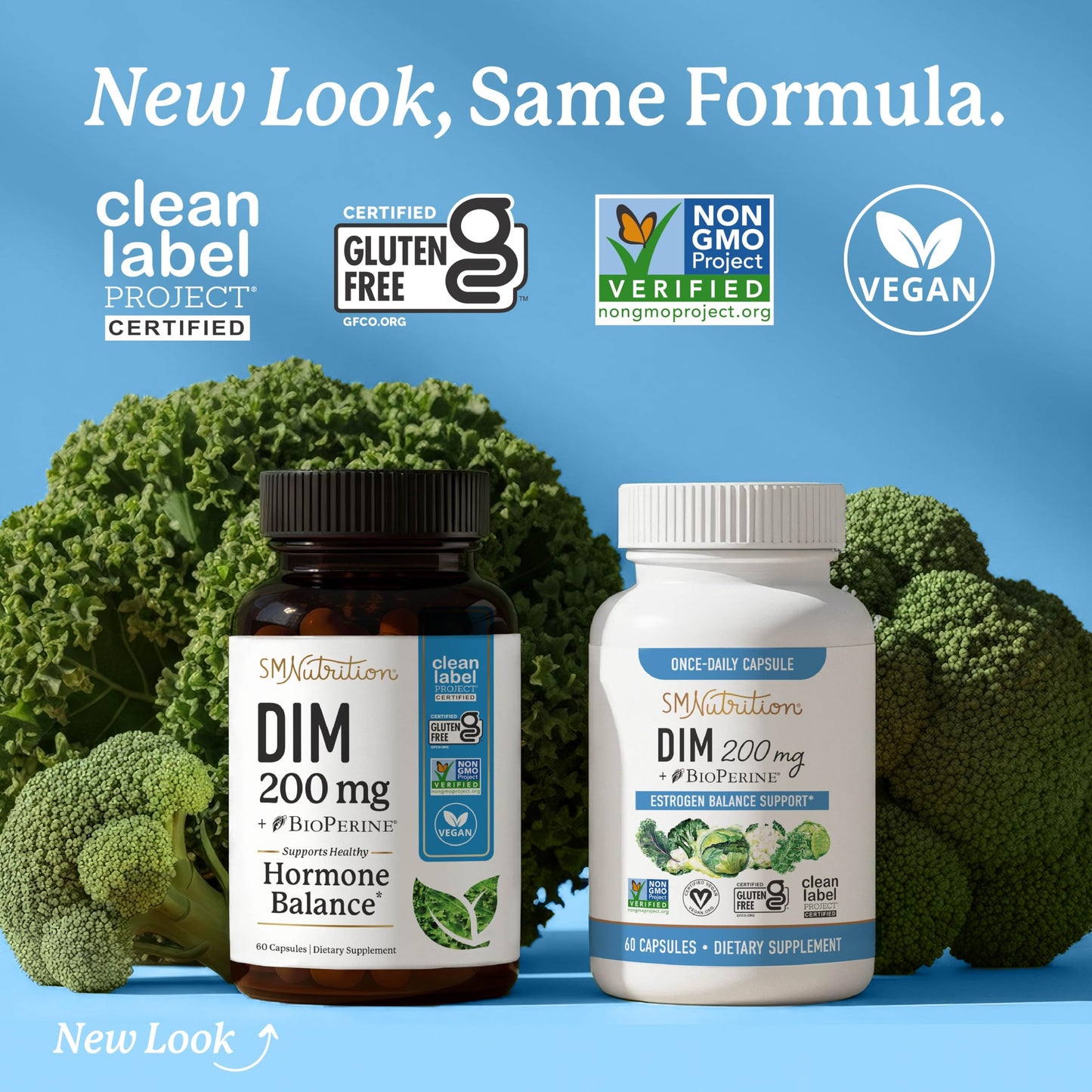 DIM 200 mg – Estrogen Balance for Women & Men | Clean Label Project Certified, Vegan & Soy Free | 60 Ct