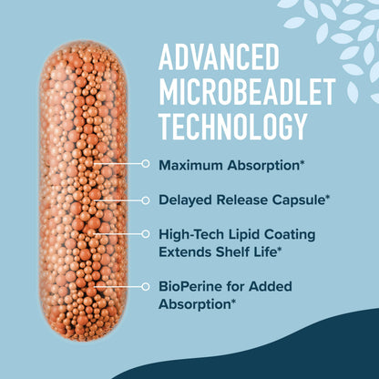 DIM 200 mg for Hormone Balance | Delayed-Release Microbeadlets | Vegan, Soy Free | 60 Capsules