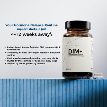 DIM 150 mg with Pomegranate & Sulforaphane – Estrogen Support for Women & Men | 90 Capsules (Vegan, Non-GMO)