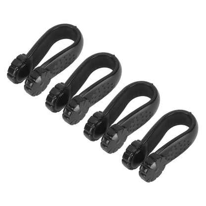 Dioche 4pcs Acupressure Relaxation Clip – Flower Shaped Wearable Hand Tool (Black) – Stress Relief & Tension Relief – Wholesale
