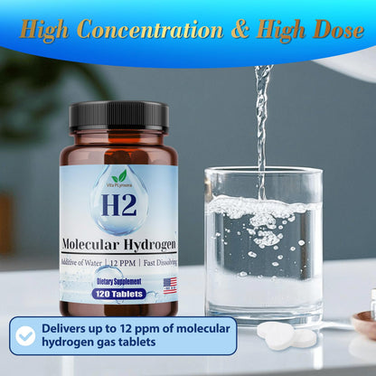 Premium Hydrogen Water Tablets – 12ppm H2 with Magnesium & Antioxidants
