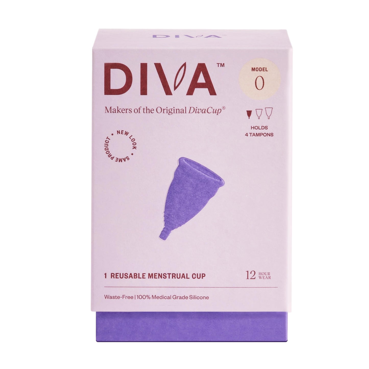 DIVA Cup Model 0 – Medical Grade Silicone Reusable Menstrual Cup