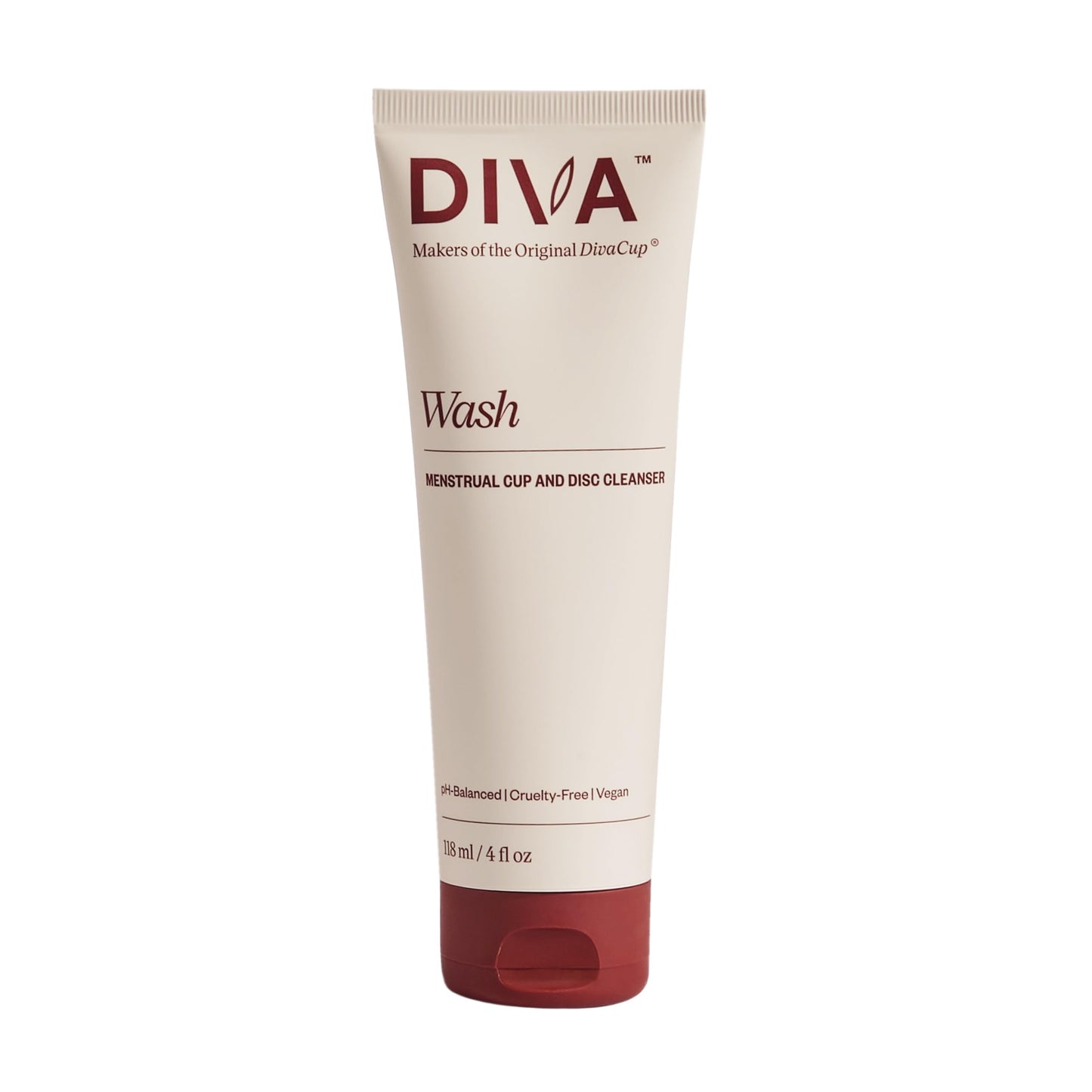 DIVA Wash: Plant-Based Menstrual Cup & Disc Cleanser — One-Drop Formula, Fresh Citrus (4 fl oz)