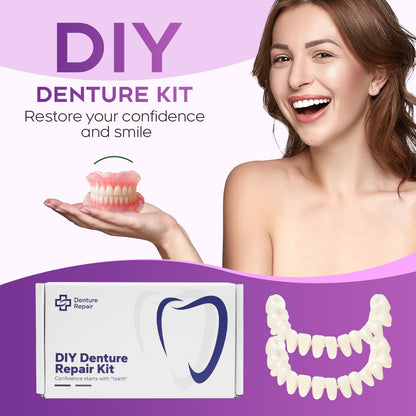 DIY Denture Kit - Full Top & Bottom Teeth - Functional