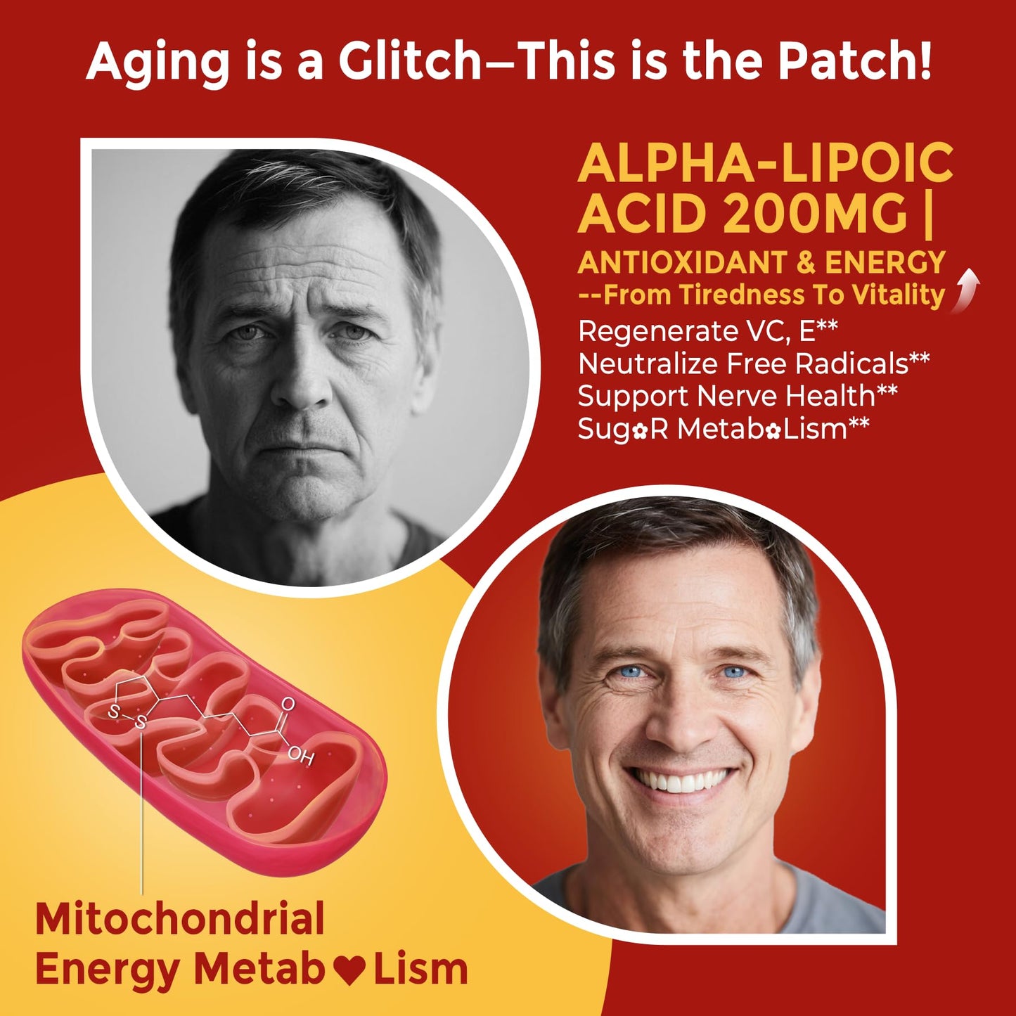 Liposomal NMNH Softgel 500mg with NR, ALA 200mg & Astaxanthin 10mg | Mitochondrial Support & Healthy Aging