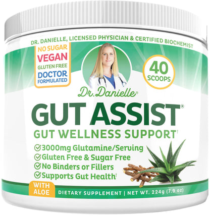 Doctor Danielle Gut Assist – Doctor Formulated Gut Lining & Digestive Support Powder