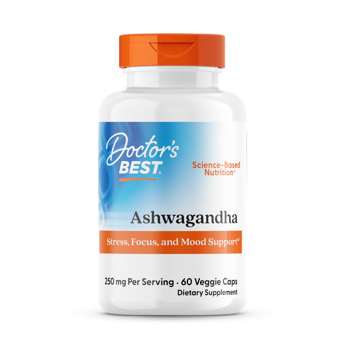 Doctor's Best Ashwagandha with Sensoril – 125mg, 60 Count