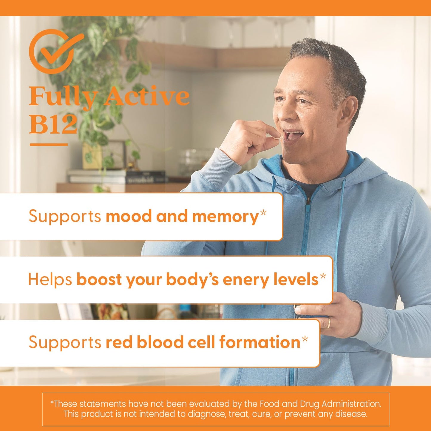 Doctor's Best Fully Active B12 1500 mcg | Methylcobalamin, Non-GMO, Vegan