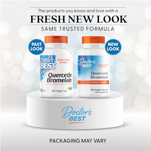 Doctor's Best Quercetin Bromelain – Immunity & Joint Support Capsule
