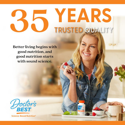Doctor's Best Vitamin C Powder with Q-C – Immune Support, 250g