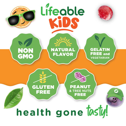 Doctors Finest Multivitamin Gummies for Kids – Vegetarian, GMO-Free & Gluten Free