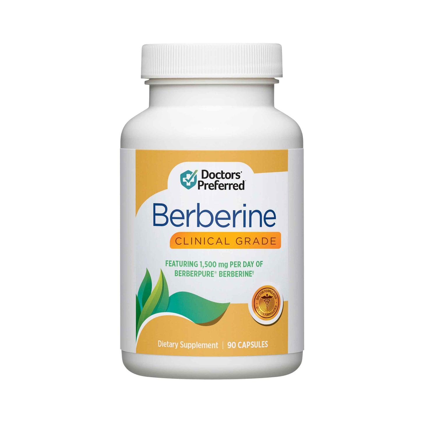 DOCTORS' PREFERRED Berberine Clinical Grade – Doctor Formulated, 1500 mg Daily, 90 Count