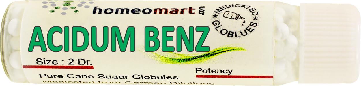 Acidum Benzoicum Homeopathy Pellets 200C – Pack of 2 | Homeomart