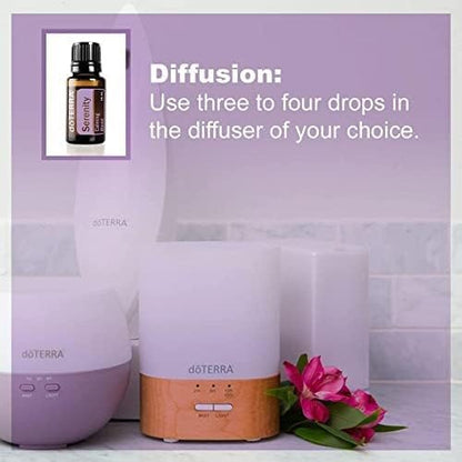 doTERRA Serenity Restful Blend - 15 ml Essential Oil | Calming Sleep Aromatherapy
