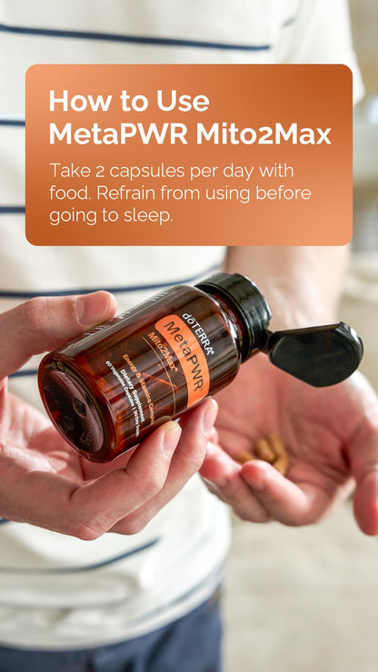 doTERRA MetaPWR Mito2Max Energy Supplement - 60 Capsules | Mitochondrial Health & Energy Support