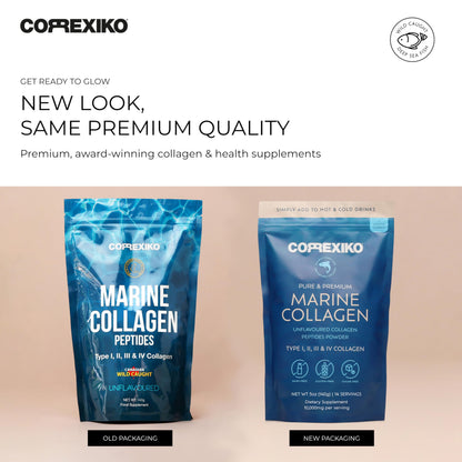 CORREXIKO Marine Collagen Powder Unflavored | 10,000mg per Serving | 5oz