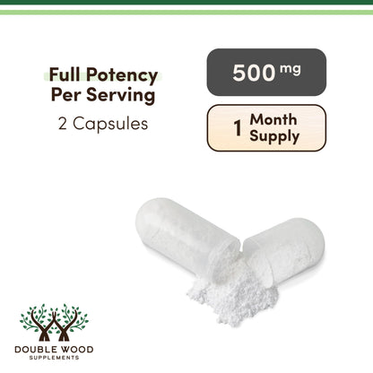 Liposomal Glutathione 500mg – 60 Vegan Capsules | Double Wood