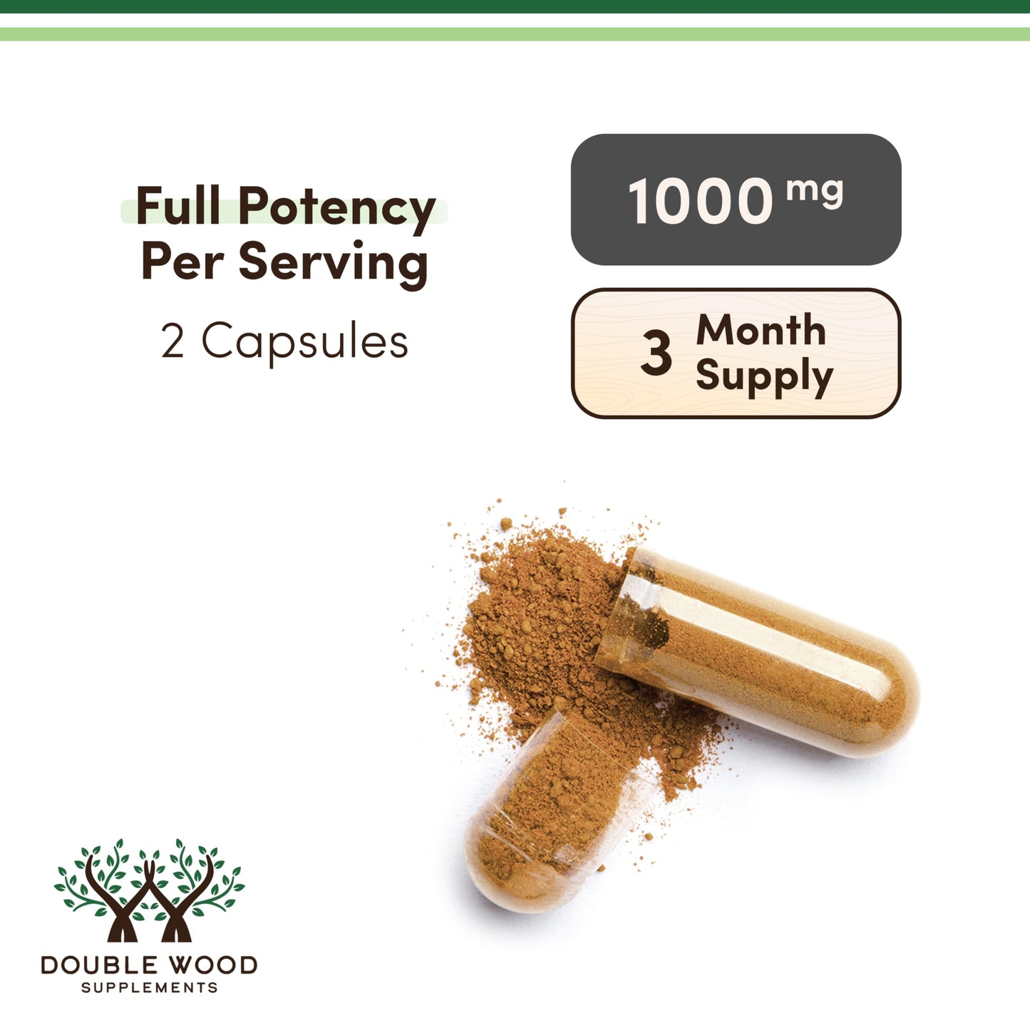 Beef Liver Capsules - 1,000mg Grass-Fed Desiccated Liver | 180 Capsules | 3-Month Supply | Double Wood