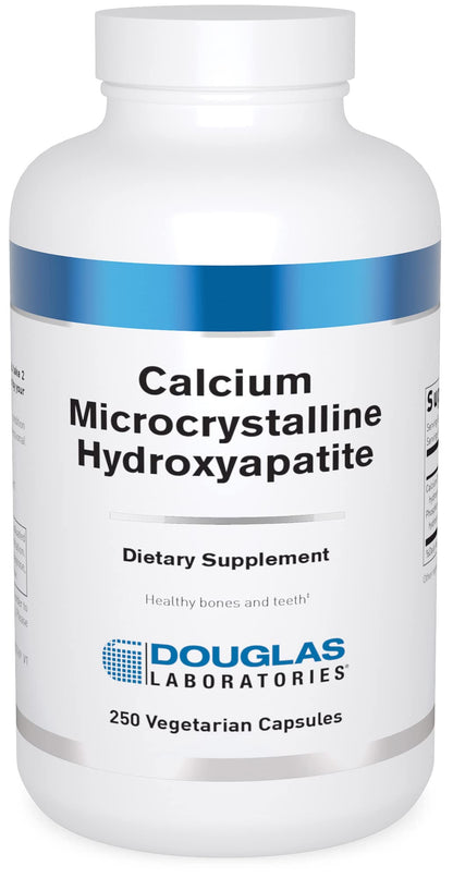 Douglas Laboratories Calcium Microcrystalline Hydroxyapatite - Bone & Teeth Support - 250 Vegetarian Capsules