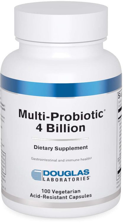 Douglas Laboratories Multi-Probiotic 4 Billion | Immune & GI Health | 100 Capsules