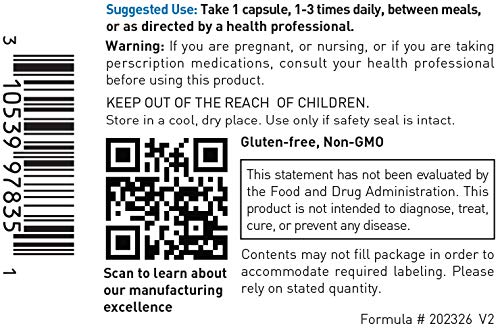 Douglas Laboratories Taurine 500 mg - 100 Capsules | Supports Brain, Heart & Retina
