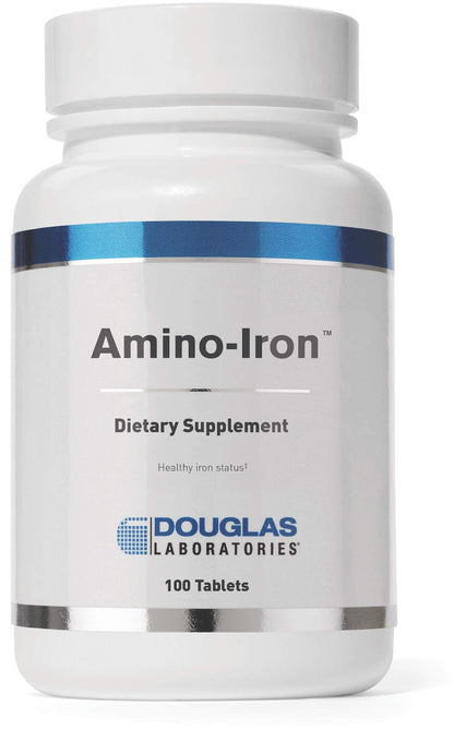 Douglas Laboratories Amino-Iron | Highly Absorbable Iron/Amino Acid Supplement | 100 Tablets