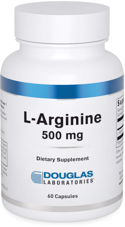 Douglas Laboratories L-Arginine 500 mg | Versatile Amino Acid | 60 Capsules