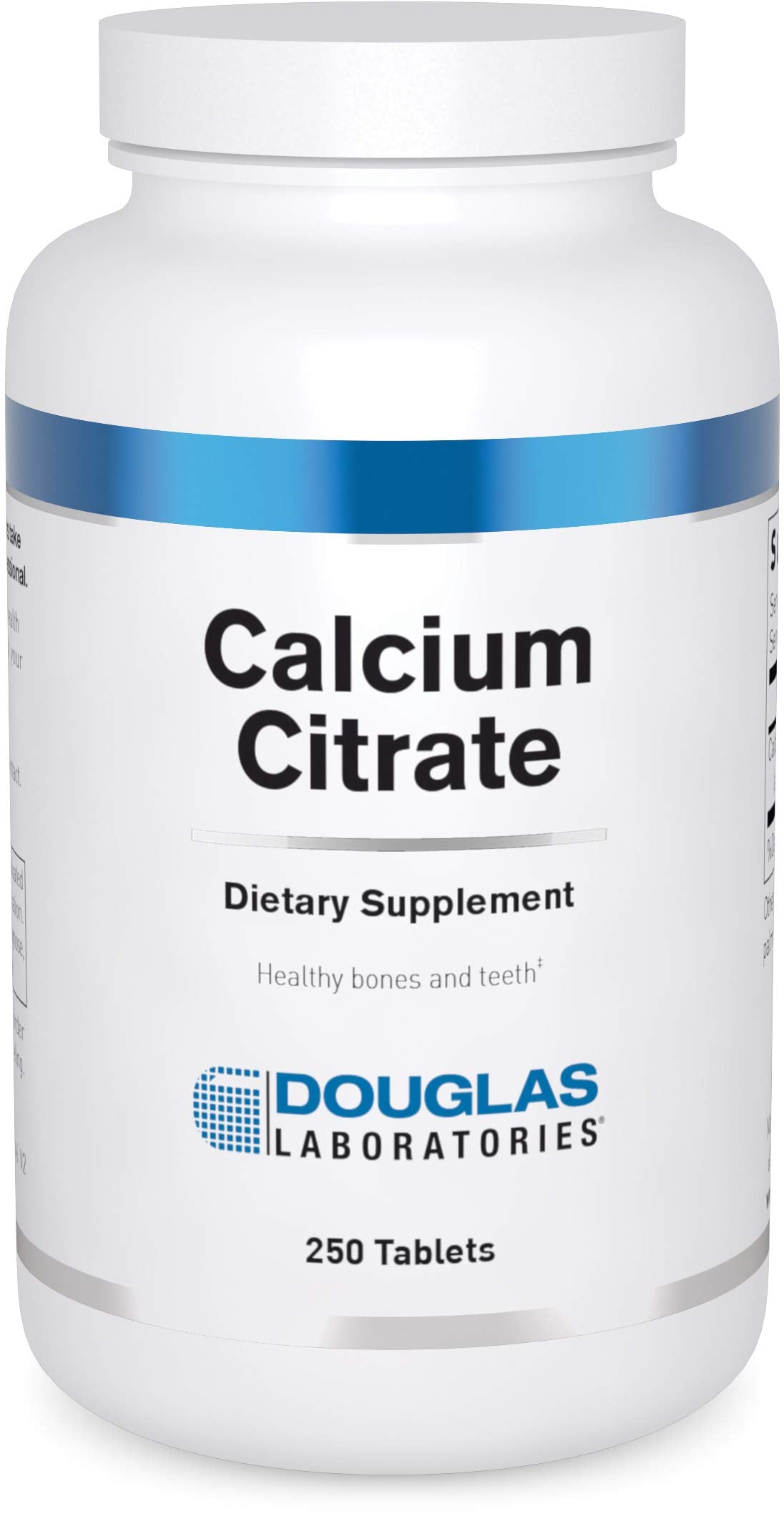 Douglas Laboratories Calcium Citrate | 250 mg Elemental Calcium for Bone & Teeth Support | 250 Tablets