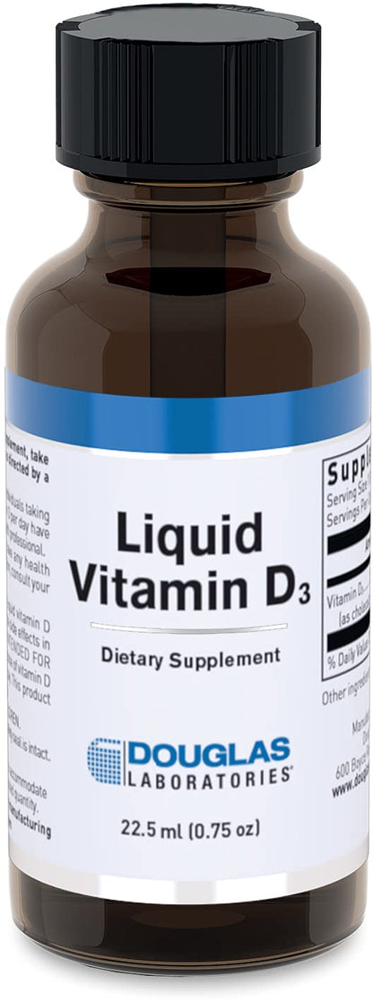Douglas Laboratories Liquid Vitamin D3 0.75 fl oz | Supports Bones, Immune & Neuromuscular Function
