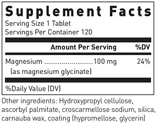 Douglas Laboratories Magnesium Glycinate – Supports Normal Heart Function & Bone Formation – 120 Tablets