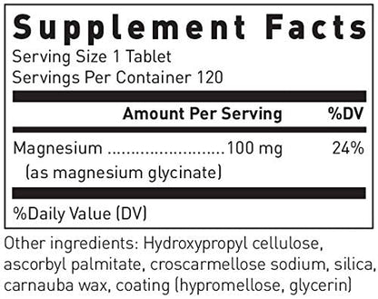 Douglas Laboratories Magnesium Glycinate – Supports Normal Heart Function & Bone Formation – 120 Tablets