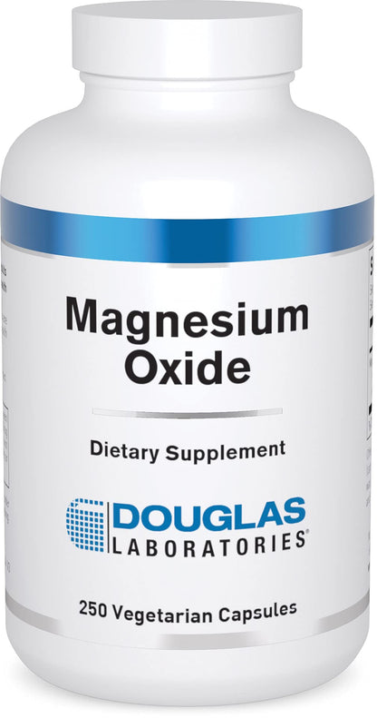 Douglas Laboratories Magnesium Oxide – Supports Normal Heart Function & Bone Formation, 250 Capsules