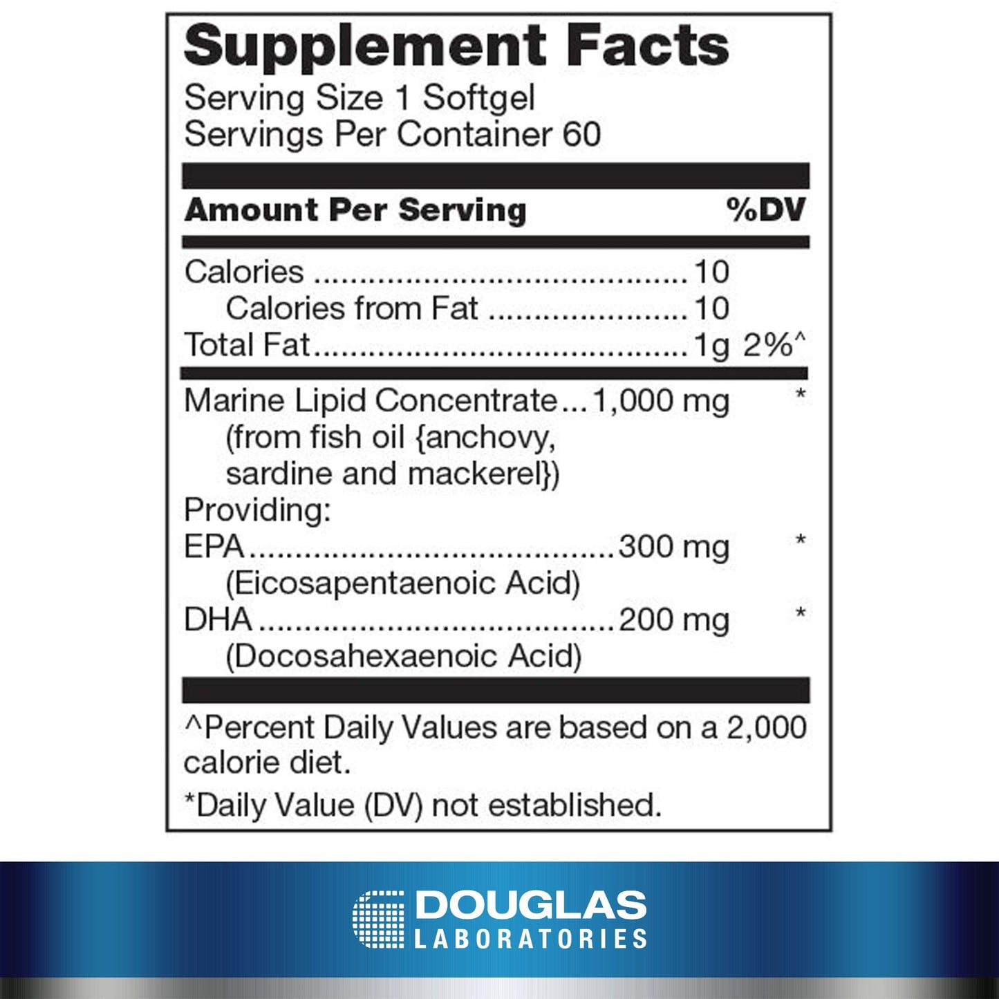 Douglas Laboratories Opti-EPA 500 – Enteric-Coated EPA+DHA for Brain, Eyes, Pregnancy & Cardiovascular Health | 60 Softgels