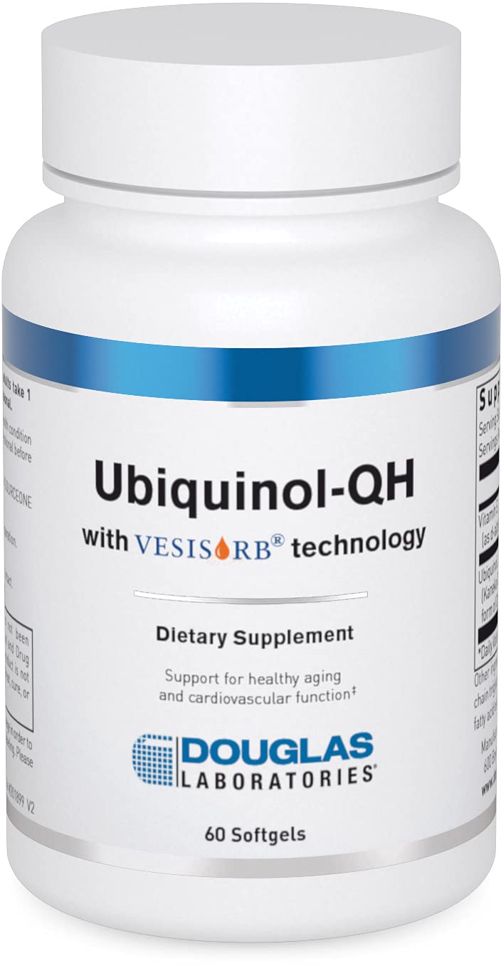 Douglas Laboratories Ubiquinol-QH | CoEnzyme Q10 to Support Healthy Aging and Cardiovascular Function | 60 Softgels