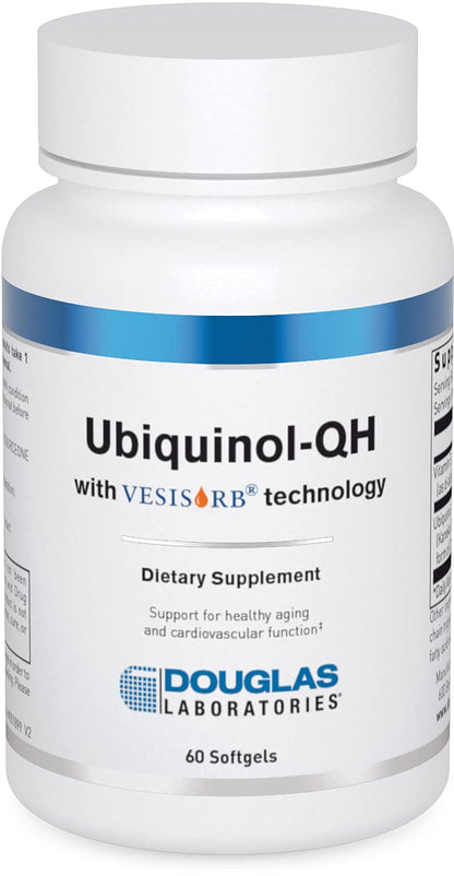 Douglas Laboratories Ubiquinol-QH | CoEnzyme Q10 to Support Healthy Aging and Cardiovascular Function | 60 Softgels