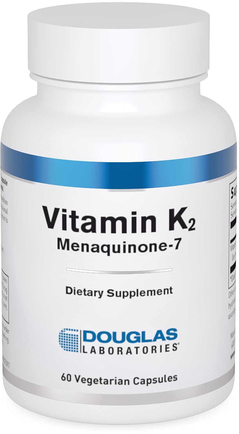 Douglas Laboratories Vitamin K2 90 mcg MK-7 – Bone & Heart Health, Vegetarian, 60 Caps