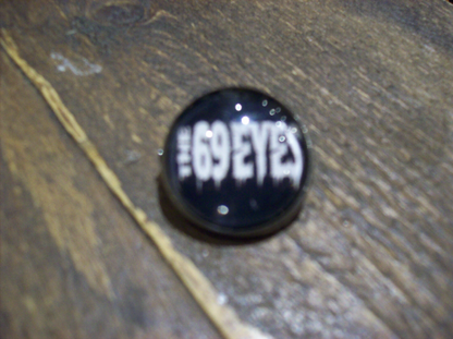 Goth Gothic Goth Metal witchy 69 Eyes "Inspired" Set Of Three Pin badge's