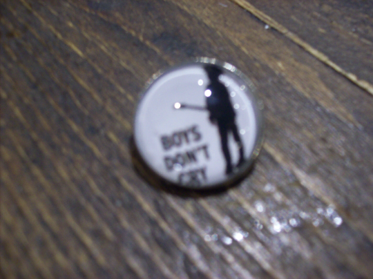 Goth Gothic Old School 1980's Indy New wave Punk Alternative The Cure "Inspired" Set Of Three Pin Badge's