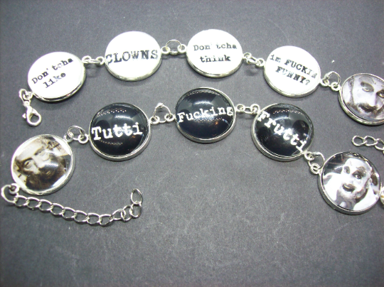 Goth Gothic Alternative Witchy Horror Rob Zombie Sid Haig Captain Spaulding Inspired bracelets
