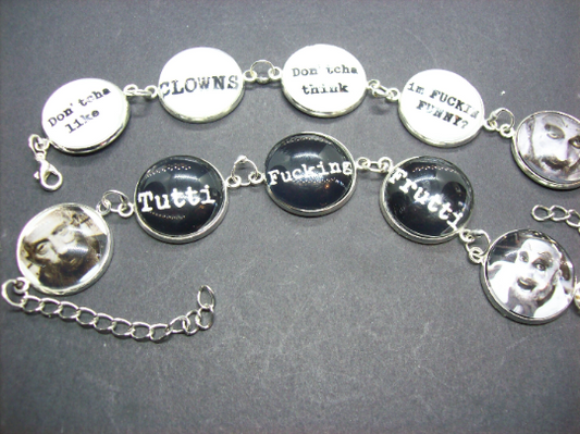 Goth Gothic Alternative Witchy Horror Rob Zombie Sid Haig Captain Spaulding Inspired bracelets