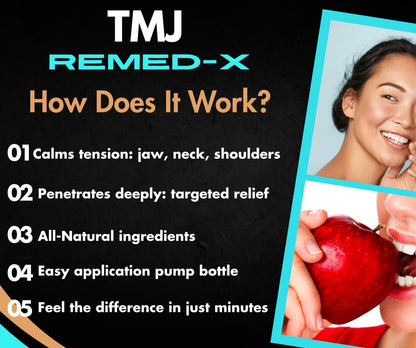 Dr. A's TMJ Remed-X Jaw Relief Serum | Natural TMJ & Teeth Grinding Relief
