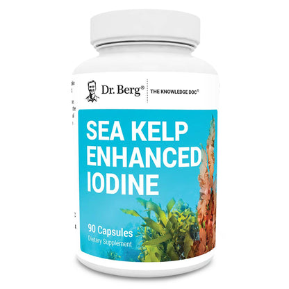 Dr. Berg Sea Kelp Enhanced Iodine – 200 mcg, 90 Capsules