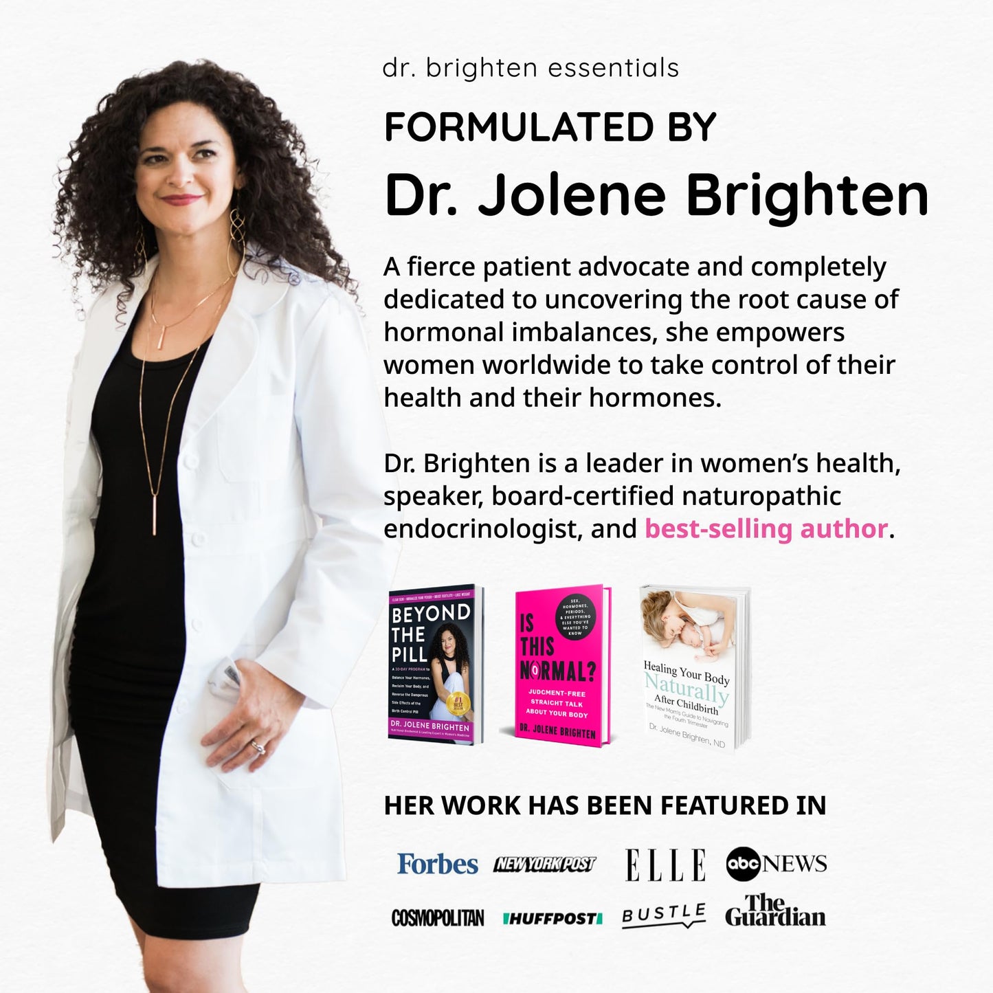 Dr. Brighten Myoinositol Plus – Doctor Formulated Myo- & D-Chiro-Inositol for Hormone Balance & Ovarian Health