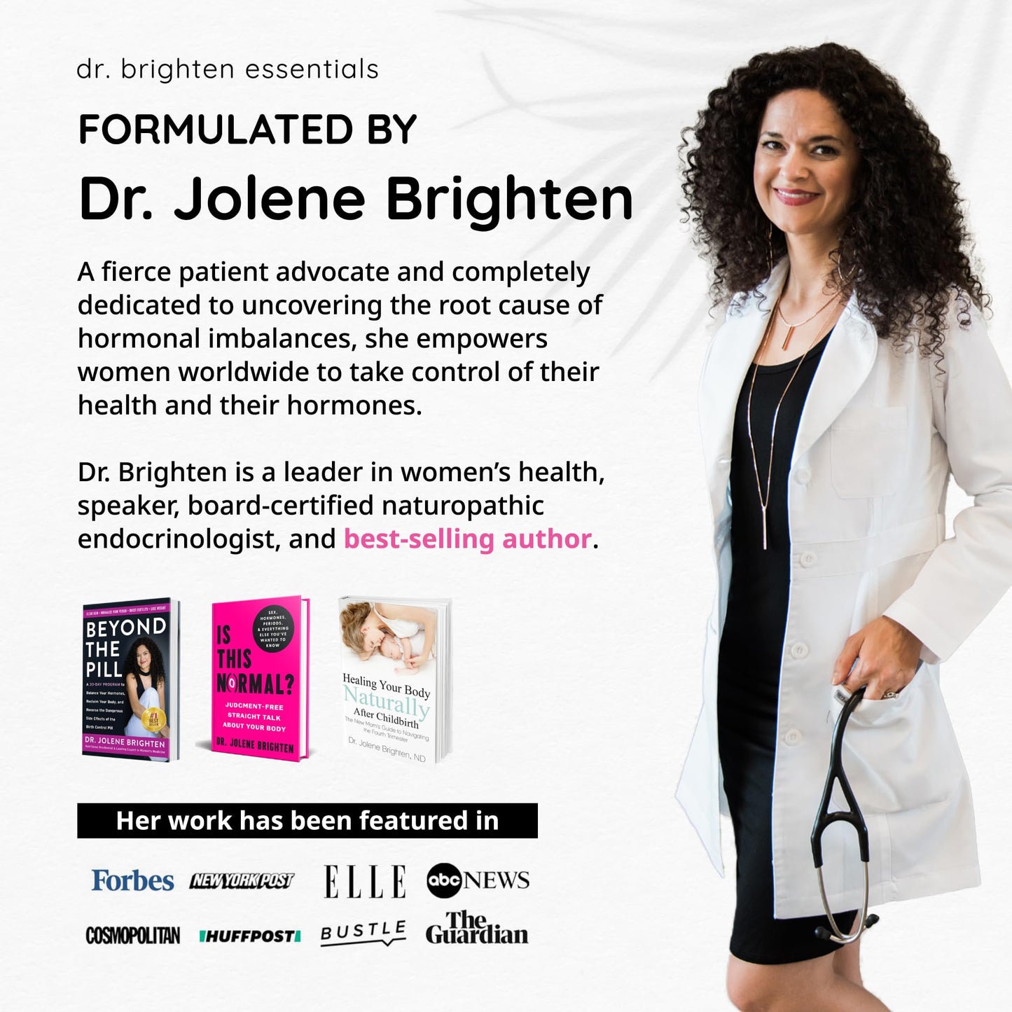 Dr. Brighten Women’s Probiotic – Probiotics, Prebiotics, Antioxidants & Sunfiber | 60 Capsules