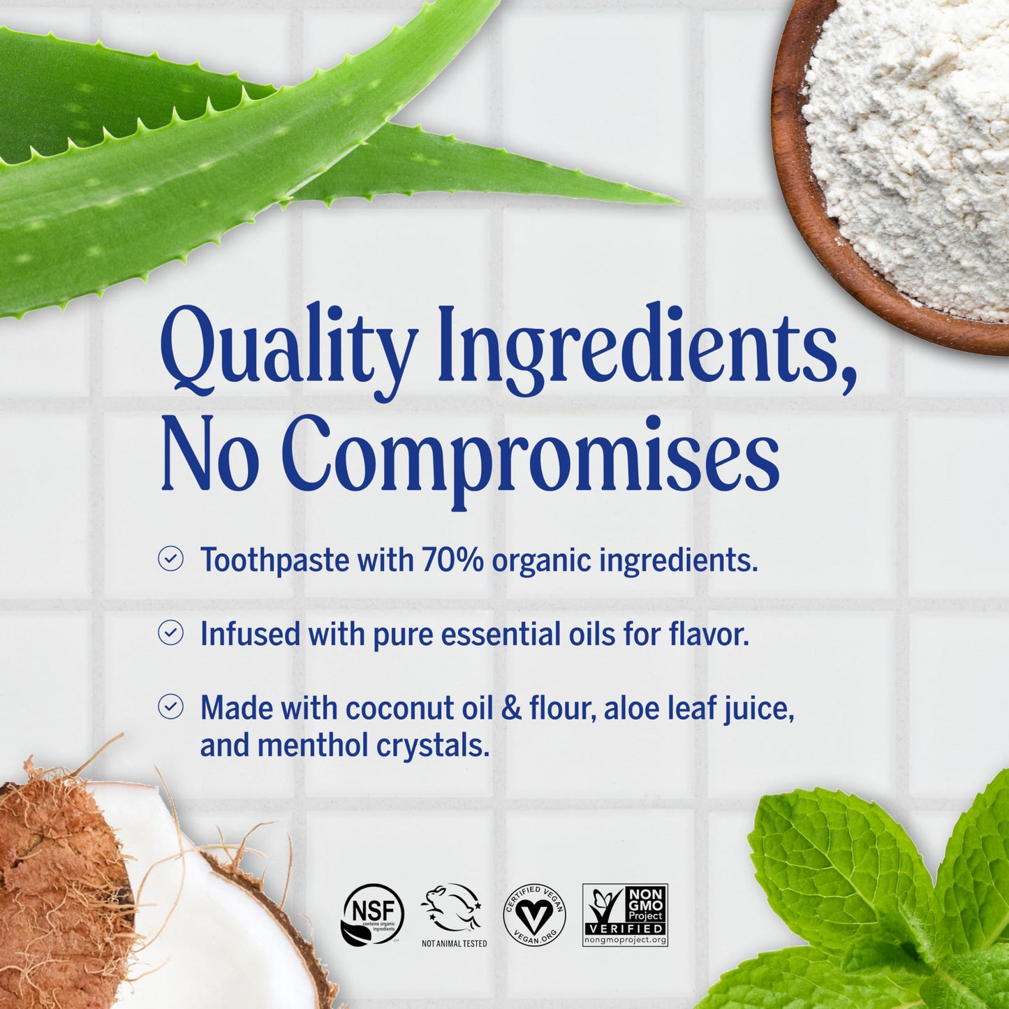 Dr. Bronner's All-One Toothpaste 4-Pack Variety (Peppermint, Spearmint, Cinnamon & Anise) – 5 oz Each | SLS Free, Fluoride Free, Vegan