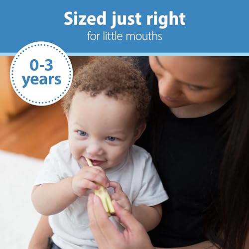Dr. Brown's Infant-to-Toddler Toothbrush Set with Fluoride-Free Strawberry Toothpaste - Giraffe (0-3 yrs)